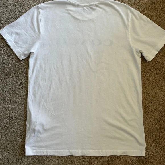 Coach White Tee with Black Logo M - Picture 4 of 5